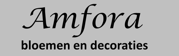 Amfora bloemen en decoraties